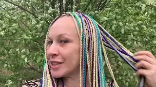 Заплела сенегальские косички, осталась очень довольна!