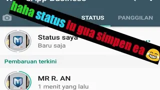 Cara menyimpan foto dan video di status WhatsApp(tanpa screenshot)