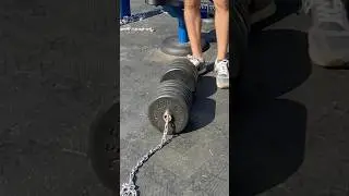 Поднимаем гантель 60 кг с ручкой 30 мм на максимум #гантель #mbbarbell #крестовскийостров #силахвата