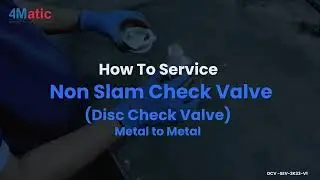 DIY Easy Service Non Slam Check Valve NRV Disc Check Valve 4MaticValves