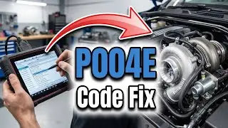 How To Fix P004E Code - Turbo Boost Control Circuit Intermittent Solenoid Diagnosis