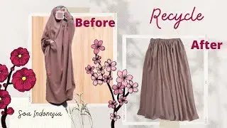 TUTORIAL MERUBAH FRENCH KHIMAR MENJADI ROK