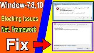 Blocking Issue's .Net FarmeWork 4.8 | Fix Error Installation Problem | Solutions Problem Solve