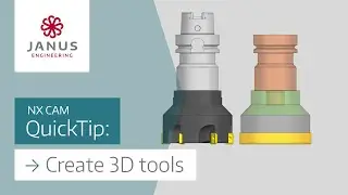 NX CAM Tutorial | How to create 3D tools in a snap 🦾