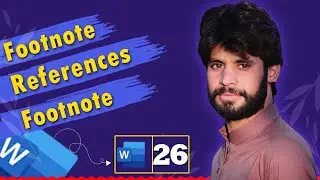 How to insert Reference and Footnote | Ms word 2021 complete course in urdu | Vision Knowledge