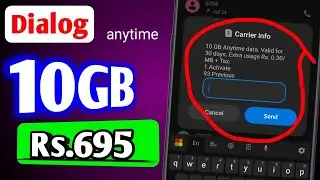 dialog new package | dialog anytime data package | dialog 10 gb | SL damiya | 