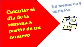 CALCULAR El DÍA De La Semana A Partir De Un NÚMERO (PSeInt)