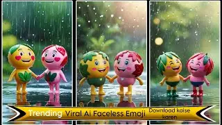 Instagram Viral Ai Faceless Emoji 😊 To Download Kaise Karen | is video mein bataenge 👈🏻