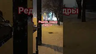 И до Одессы снег добрался🎄🇺🇦! #одессамама #одесса #дерибасовская #новыйгод #снег