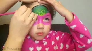 Tutorial de pintacaritas Tortugas ninja | Face painting desing Ninja Turtles