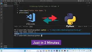 How to Run Python Program in Visual Studio Code | Learn Coding