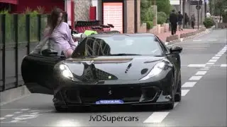 NEW Ferrari 812 Competizione Aperta Picked Up A Girl in Monaco!