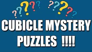 Unboxing FIVE Cubicle $2 Mystery Puzzles!!!
