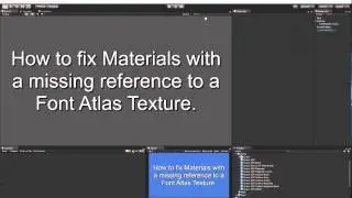 TextMesh Pro - Fixing Materials with missing Font Atlas Textures