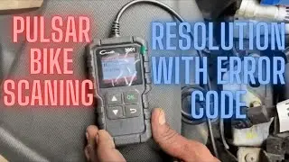 Bajaj Pulsar RS 200 Engine Check Light Problem Resolved | Scanning Bike With Resolution 