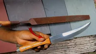Making A Very Sharp Knife From an Old File