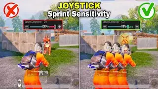 NEW 🔥 BEST JOYSTICK SPRINT SENSITIVITY PUBG 😱 HEADSHOT TIPS AND TRICK BGMI/PUBG MOBILE