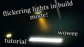 flickering lights in piggy build mode! | tutorial