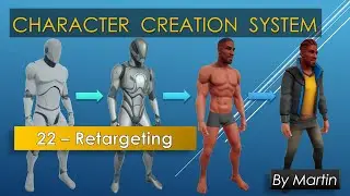 22 - Unreal Engine - Character Creation System - Background/Lighting/Retargeting