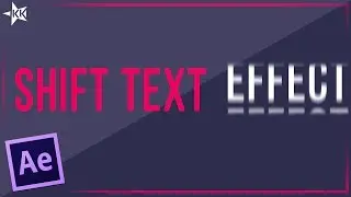 AFTER EFFECT TUTORIAL | SHIFT TEXT EFFECT