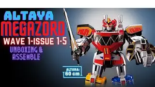 ALTAYA MEGAZORD WAVE 1 (Issue 1-5) - UNBOXING AND ASSEMBLING