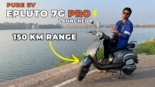 Pure EV Epluto 7G Pro 2024 Launched ⚡ Pure EV Epluto 7G Pro Review 2024 || 150 KM in Single Charge