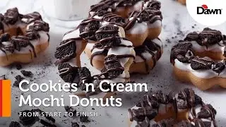 Cookies ‘n Cream Mochi Donuts
