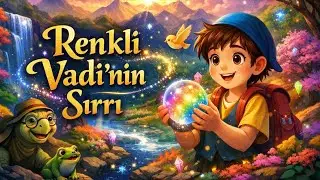 Renkli Vadi’nin Sırrı 🌈 | Kalbinin Rengini Keşfeden Çocuk | Uyku Masalı
