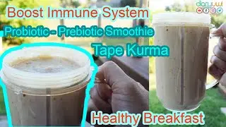 Smoothie Tape Kurma | Date Fermented Cassava Smoothie | Probiotic Prebiotic | Boost Immune