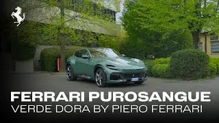 The #FerrariPurosangue in Verde Dora by Piero Ferrari