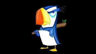 Ninja Bird vector art