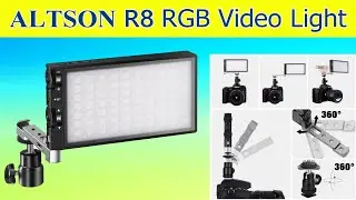 ALTSON R8 RGB Video Light Review 2024