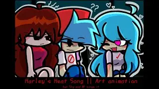 Harley's Heat, but Sky and BF sings it || FNF Art Animation|| Via_Chan24