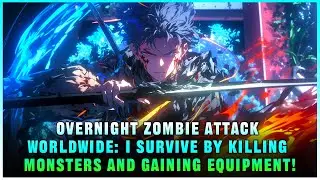 Overnight Zombie Attack Worldwide: I Survive by Killing Monsters and Gaining Equipment!