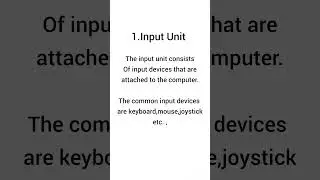 Components of computer|| Badic Components if computer||