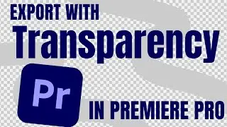 How to Export Transparent Background Video in Premiere Pro (Alpha Channel)