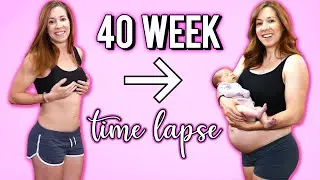 *Emotional* 40 Week Pregnancy Time Lapse!
