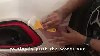 How to paste car vinyl sticker.