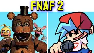 Friday Night Funkin' VS Five Nights at Freddy's 2 FULL WEEK (Toy Chica Foxy Bonnie)  (FNF Mod/FNaF2)