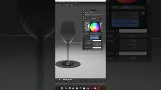 Glass material￼ in #blender @vishnuvfxartist