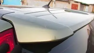 Спойлер и подножки на honda crv