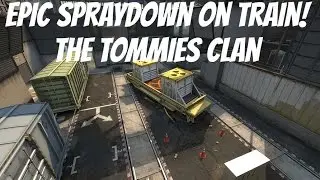 CS:GO - Epic Spray Down on Train!