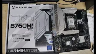 Terminator B760M D4 Maxsun 13th 12th Gen and 14th Supported Unboxing | Tech Land