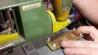 #Vias on a home PCB DIY FLAT/FLUSH Thermal Through Hole VIA'S using End Milling Technique