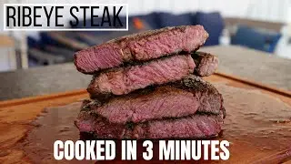 Steak Grilling Tips | Ribeye Cooked in less than 3 minutes with Cowboy Butter