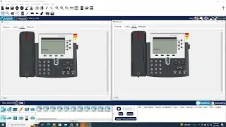 IP PHONE CONFIGURATIONS with two networks and VLAN  routing,  encapsulation dot1q  cisco packet