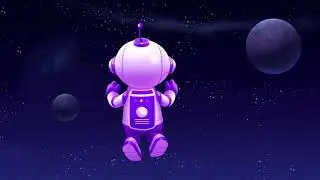 Astronaut, 2D character art + 2D Spine animation