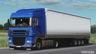 Dirty Skin For DAF XF 105 & Krone Profiliner Trailer *Paintable* | Euro Truck Simulator 2 Mod