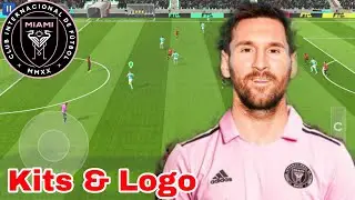 Make Inter Miami Messi Kits & Logo 2023 - Dream League Soccer 2023