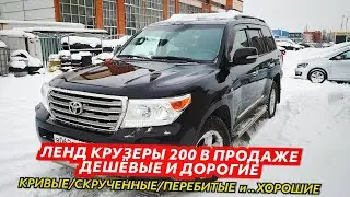 Review of ads and prices for Toyota Land Cruiser 200. January 2023.